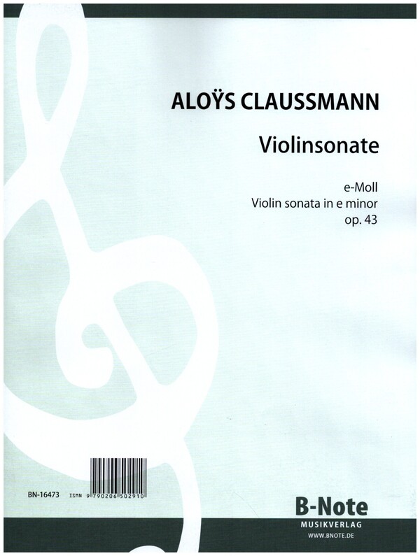 Violinsonate e-Moll op.43