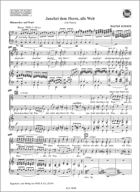 Jauchzet dem Herrn alle Welt