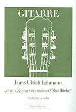 "etwas Klang von meiner Oberfläche"