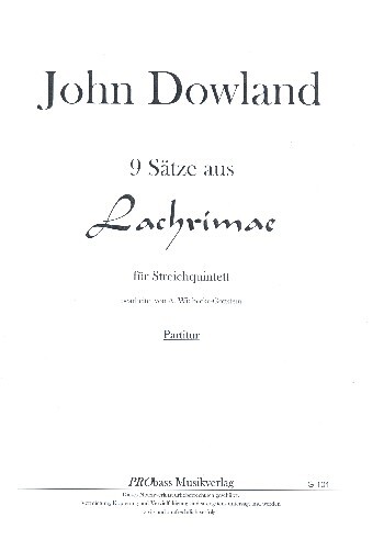9 Sätze aus Lachrimae
