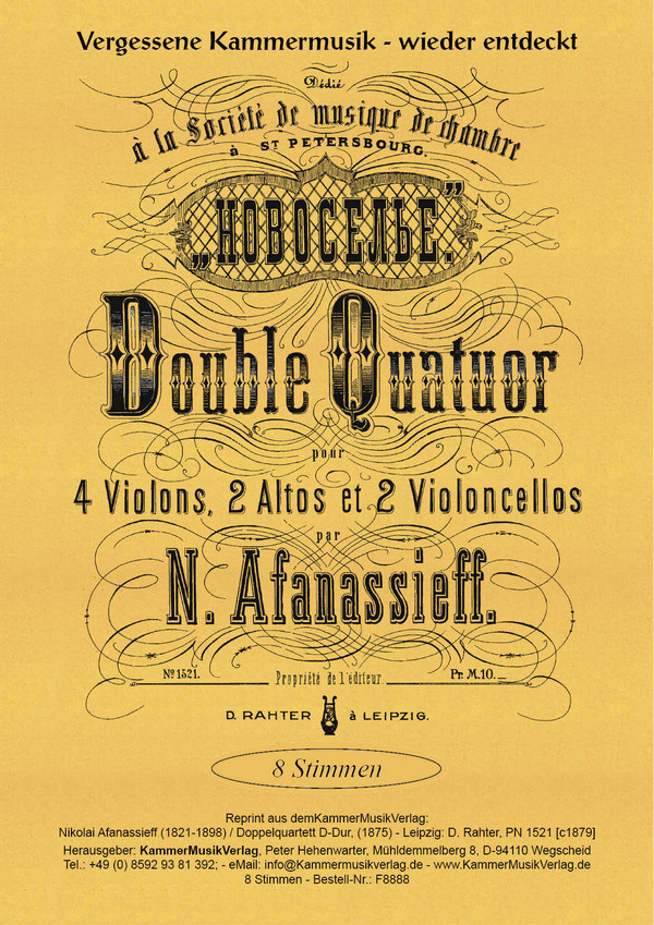 Doppel-Quartett D-Dur