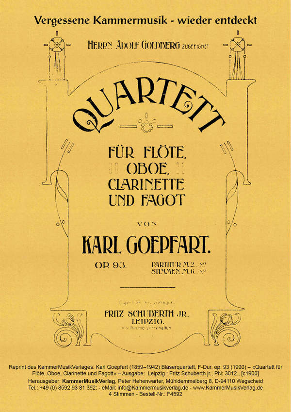 Quartett F-Dur op.93