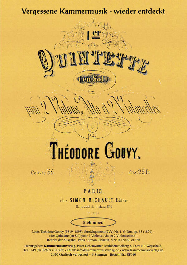 Streichquintett G-Dur Nr.1 op.55