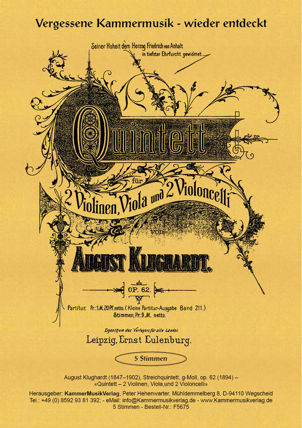 Streichquintett g-Moll op.62