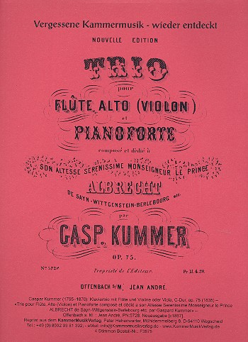 Trio C-Dur op.75