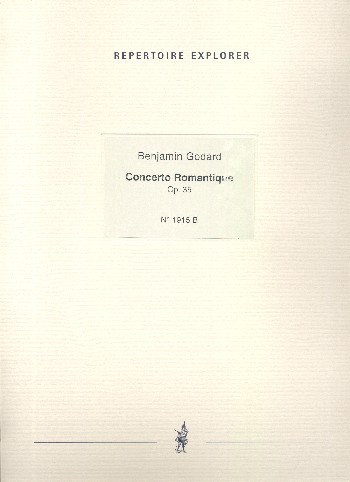 Concerto romantique op.35 für Violine und Orchester