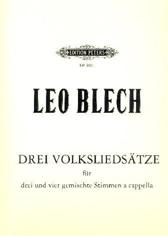 3 Volksliedsätze