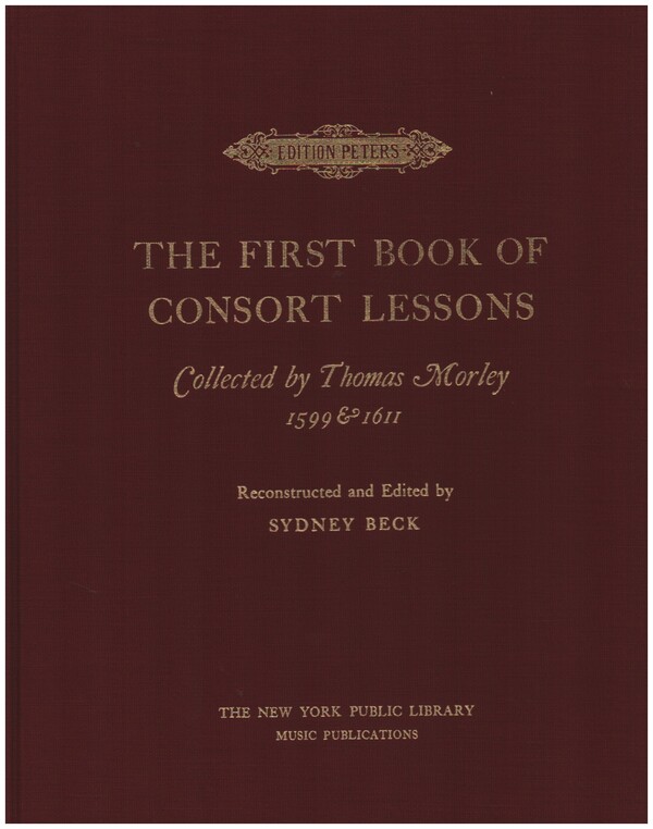 The First Boook of Consort Lessons
