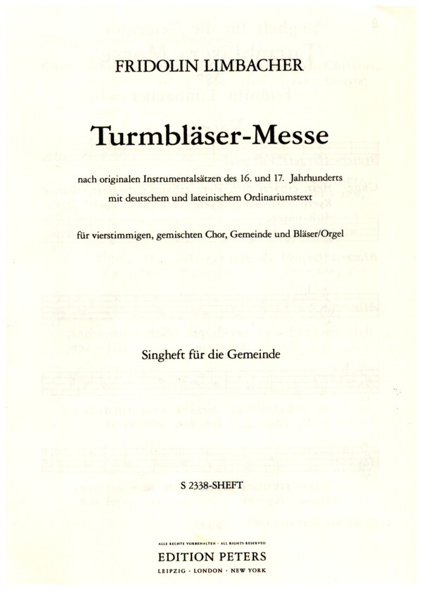 Turmbläser-Messe