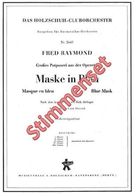 Maske in blau (Medley)