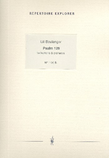 Psalm 129 für Bariton, gem Chor und Orchester
