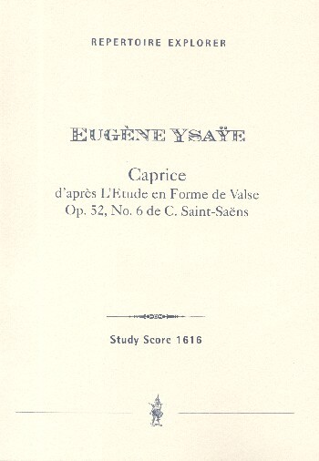 Caprice d'après L'Etude en Forme de Valse op. 52,6 de Saint-Saens