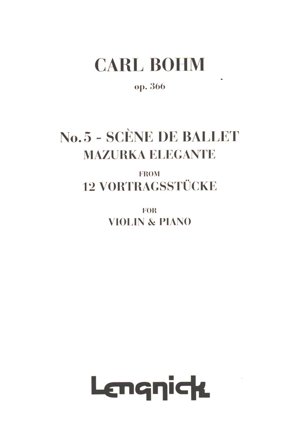 Scène de Ballet op.366/5