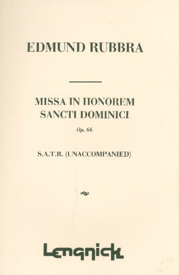 Missa in honorem Sancti Dominici op.66