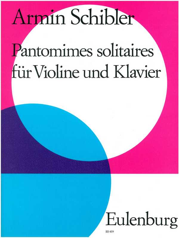 Pantomimes solitaires op.74