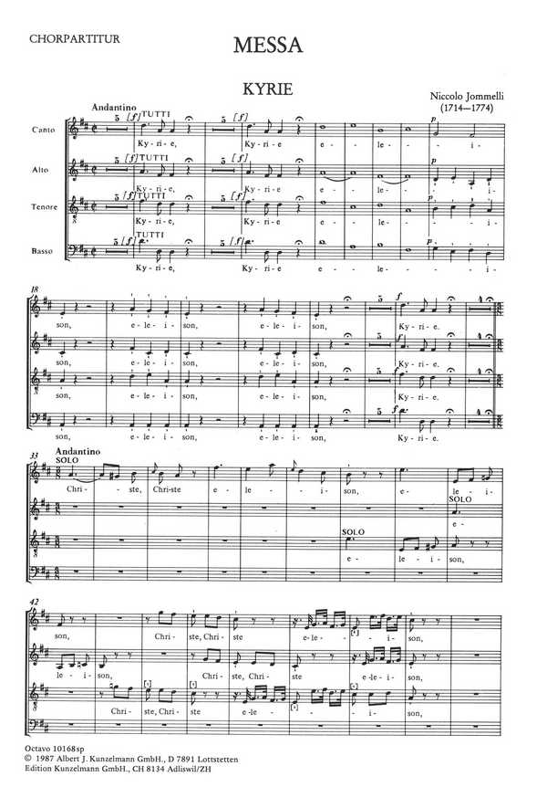 Messe D-Dur