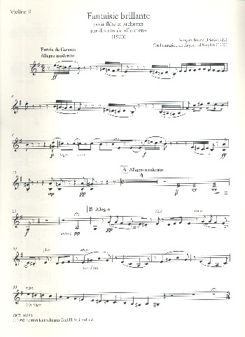 Fantaisie brillante sur des airs de Carmen