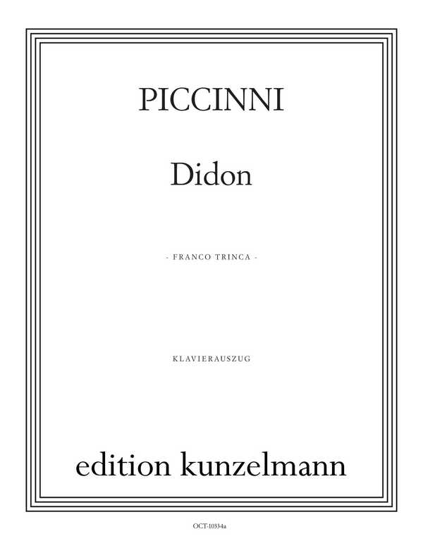 Didon für Soli und Orchester