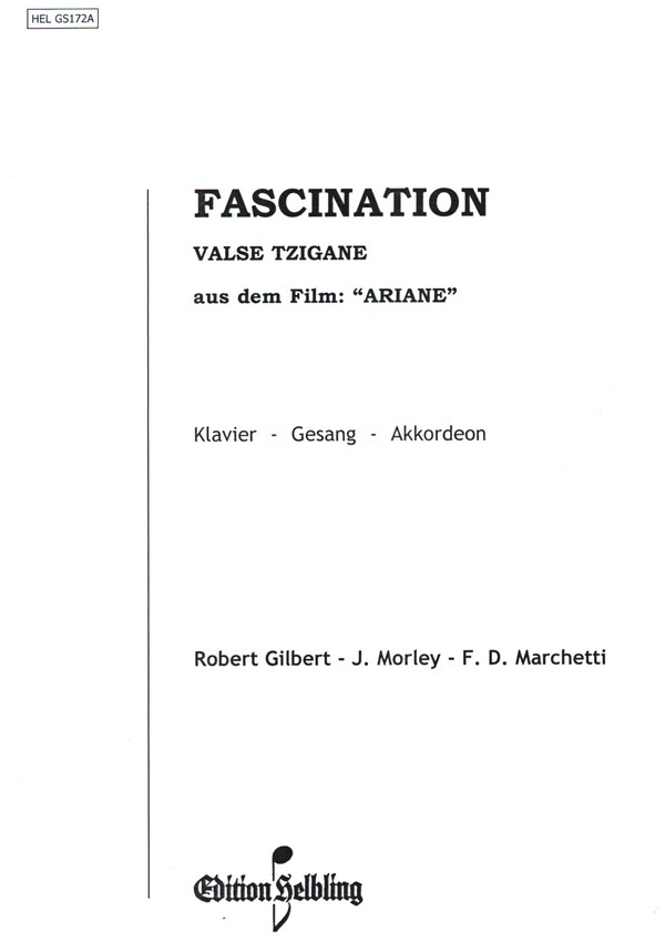 Fascination (Dieses kleine Lied)