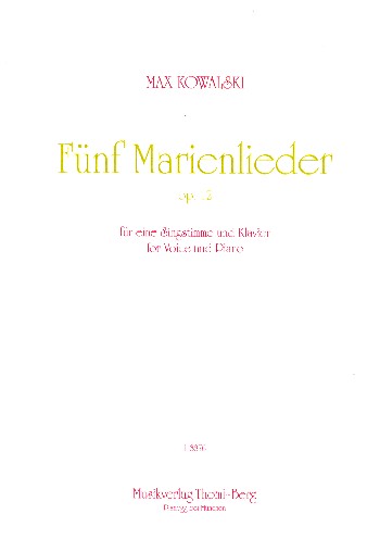 5 Marienlieder op.12