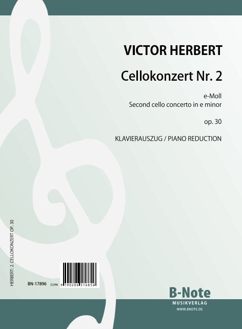 Cellokonzert e-Moll Nr.2 op.30