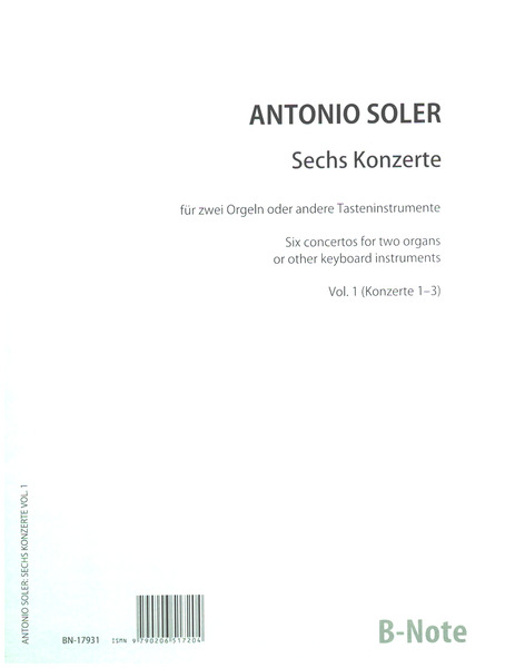 6 Konzerte vol.1 (Nos.1-3)