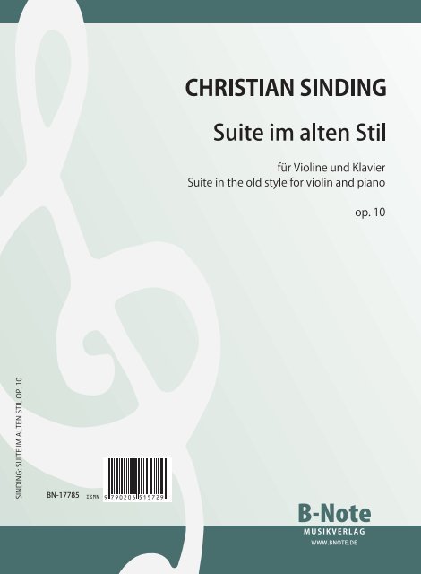 Suite im alten Stil op.10