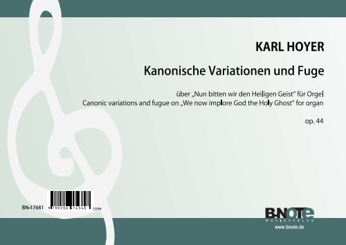 Kanonische Variationen und Fuge