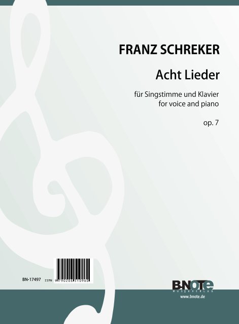 Acht Lieder op.7