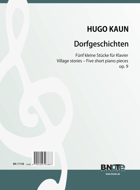 Dorfgeschichten op.9 - 5 kleine Klavierstücke