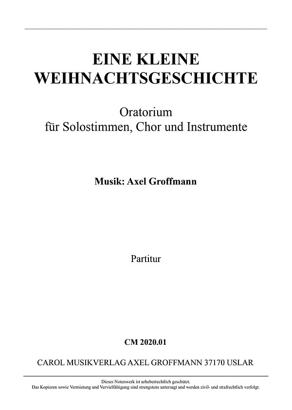 Oratorium "Eine kleine Weihnachtsgeschichte"