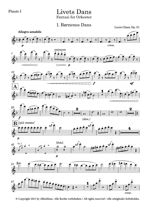 Livets Dans, Fantasie for Orkester op. 51