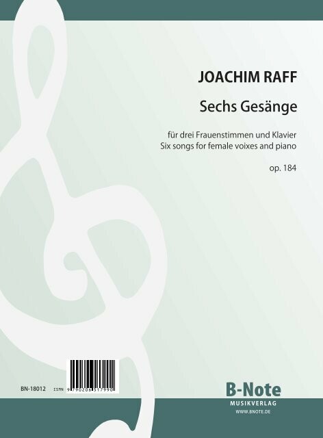 6 Gesänge op.184