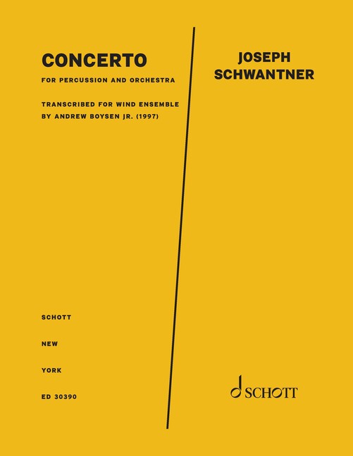Schwantner, Joseph, Concerto