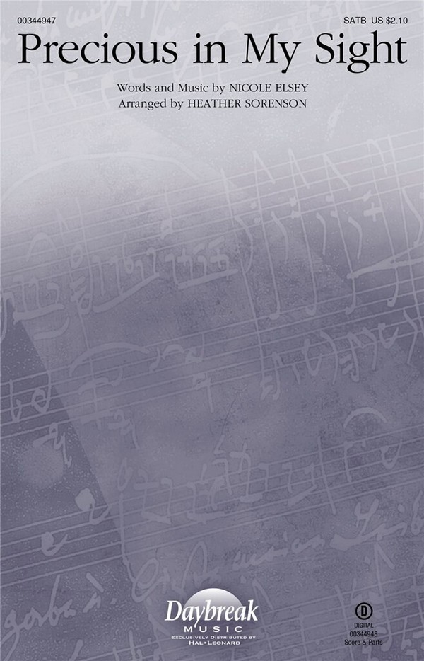 Nicole Elsey, Precious in My Sight