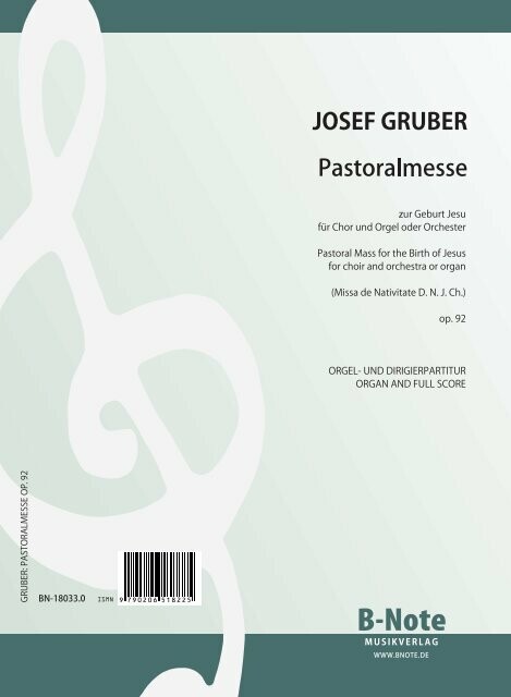 Pastoralmesse op.92