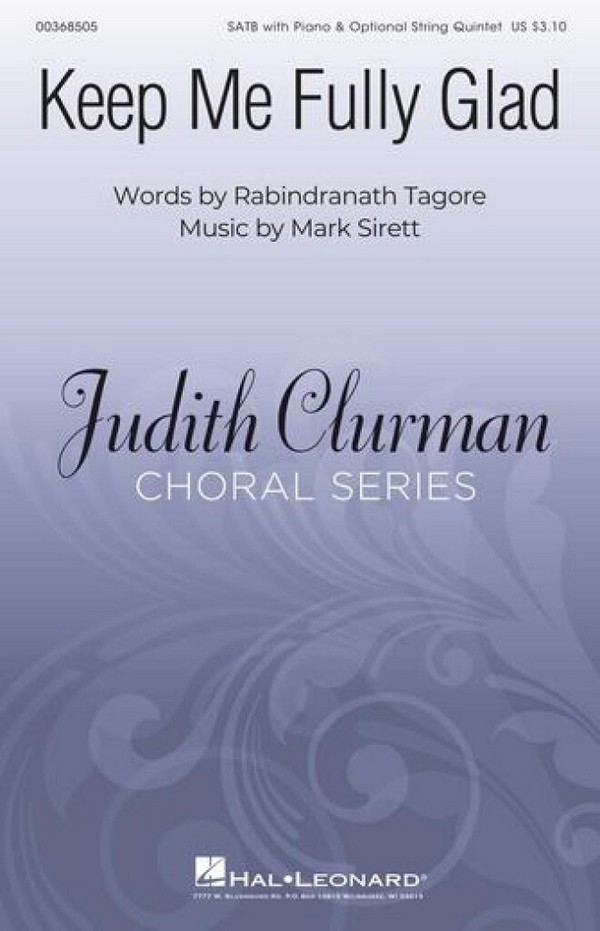 Mark Sirett, Keep Me Fully Glad