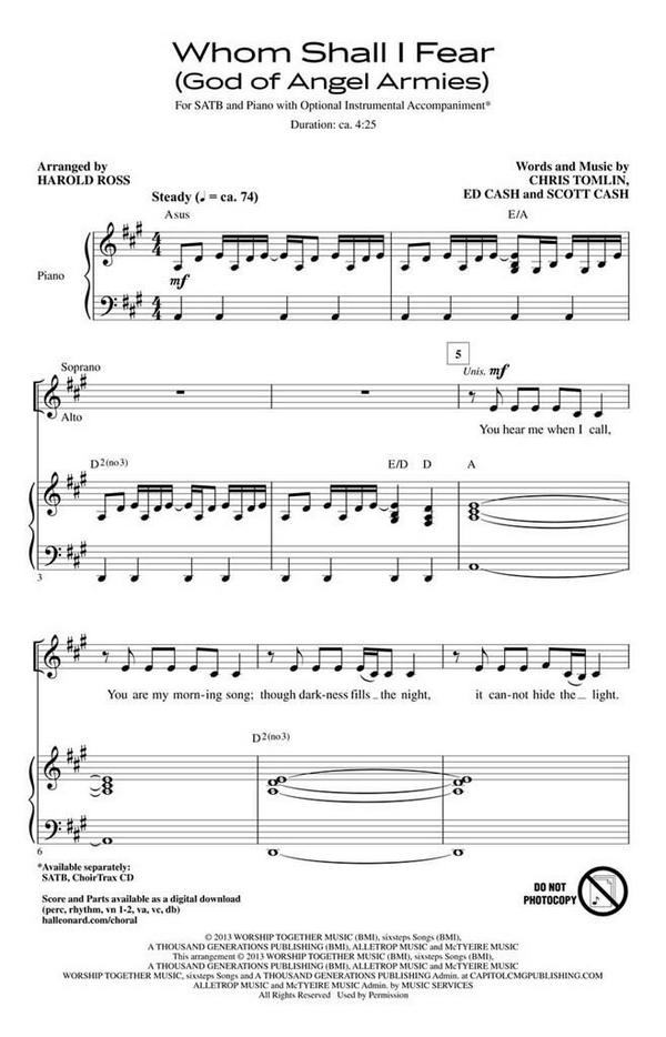 Chris Tomlin_Ed Cash_Scott Cash, Whom Shall I Fear (God of Angel Armie