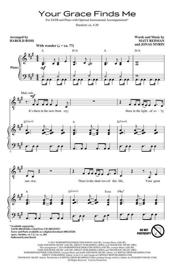Jonas Myrin_Matt Redman, Your Grace Finds Me