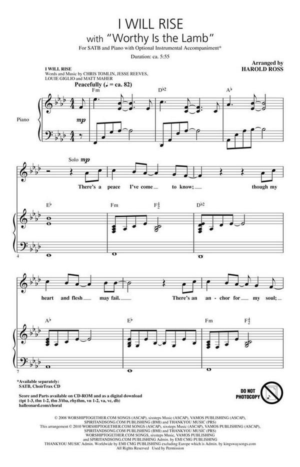 Chris Tomlin_Darlene Zschech, I Will Rise
