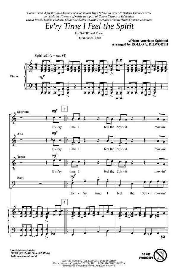 Ev'ry Time I Feel the Spirit