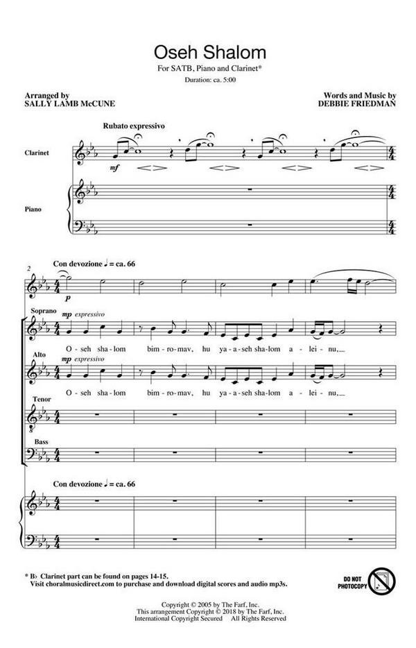 Debbie Friedman, Oseh Shalom