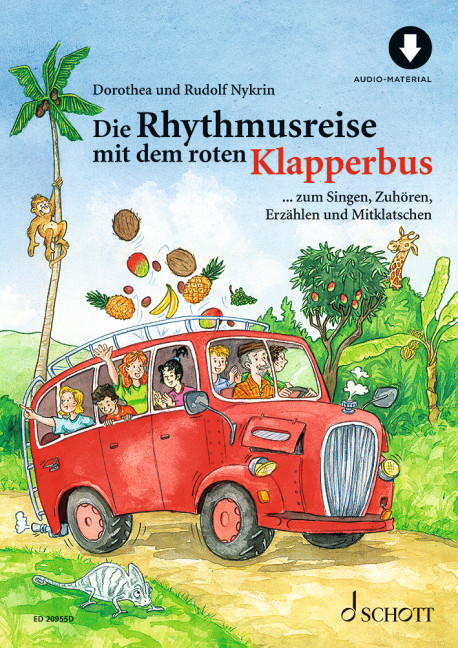 Die Rhythmusreise mit dem roten Klapperbus (+Online Audio)