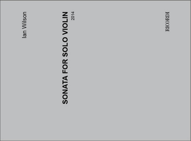 Sonata for Solo Violin (2014)