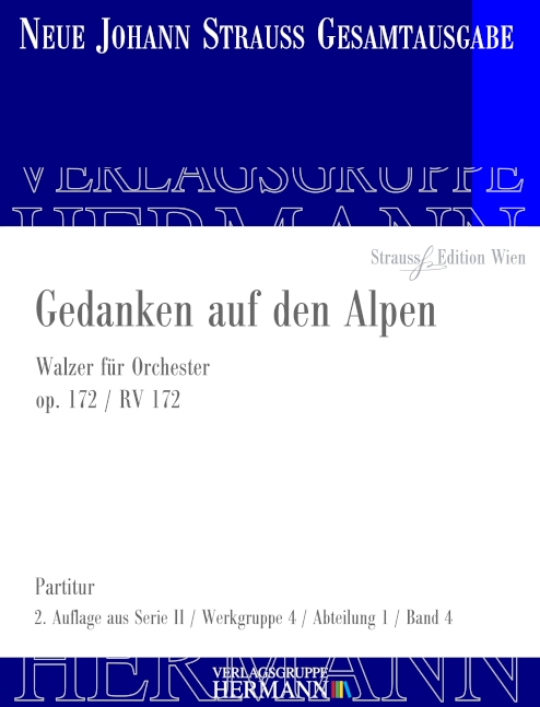 Strauß (Sohn), Johann, Gedanken auf den Alpen op. 172 RV 172