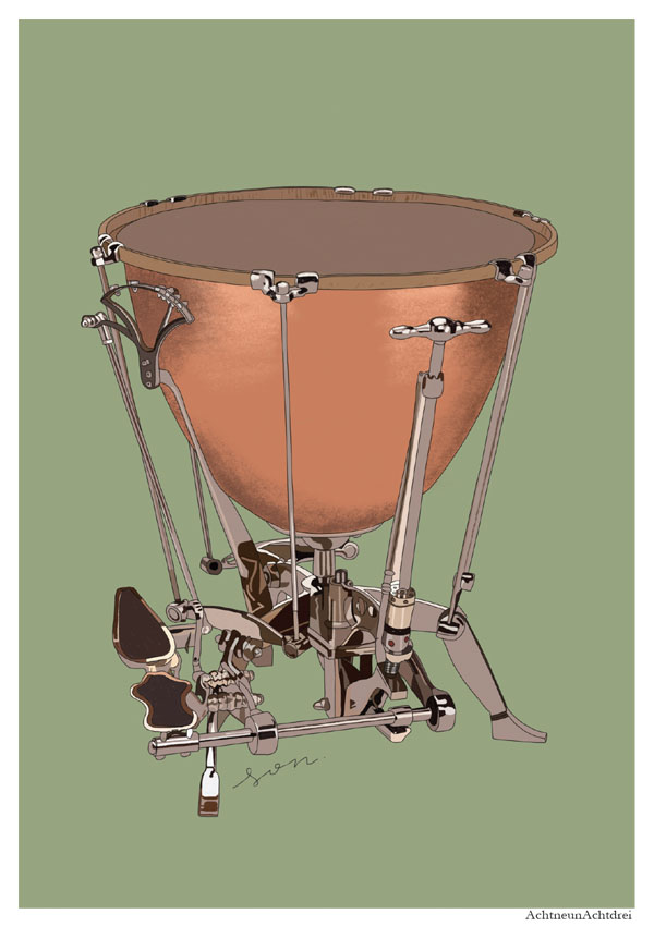 Illustrated Postcard Pauke