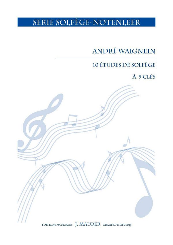 10 Etudes de solfège à 5 clés
