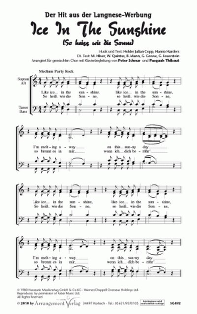 Ice In The Sunshine (So heiss wie die Sonne)