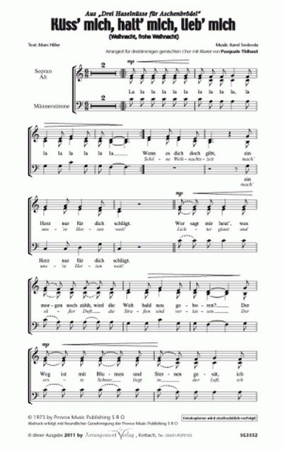 Küss' mich, halt' mich, lieb' mich (Weihnacht, frohe Weihnacht)