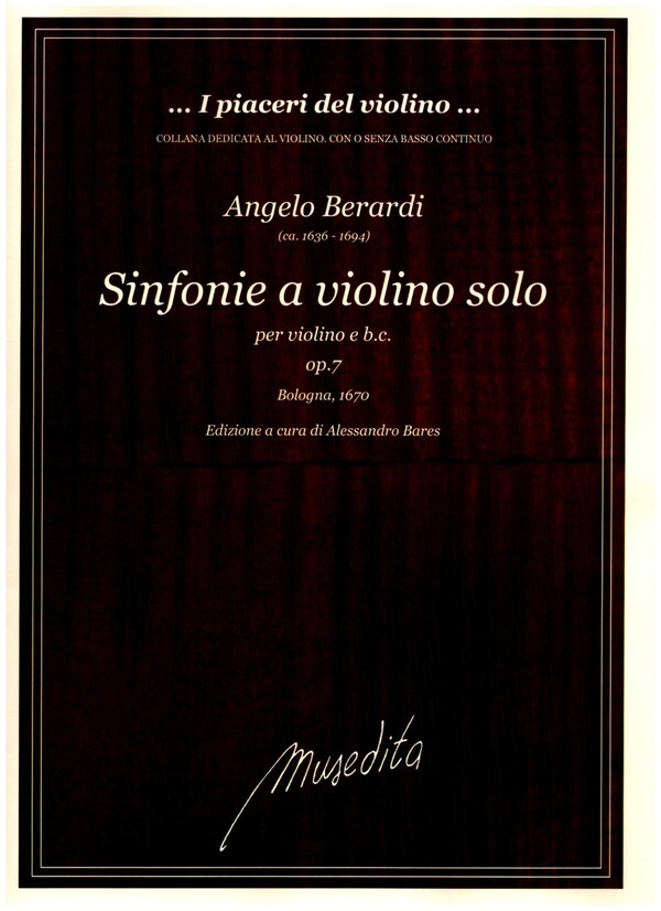 Sinfonie a violino solo op.7